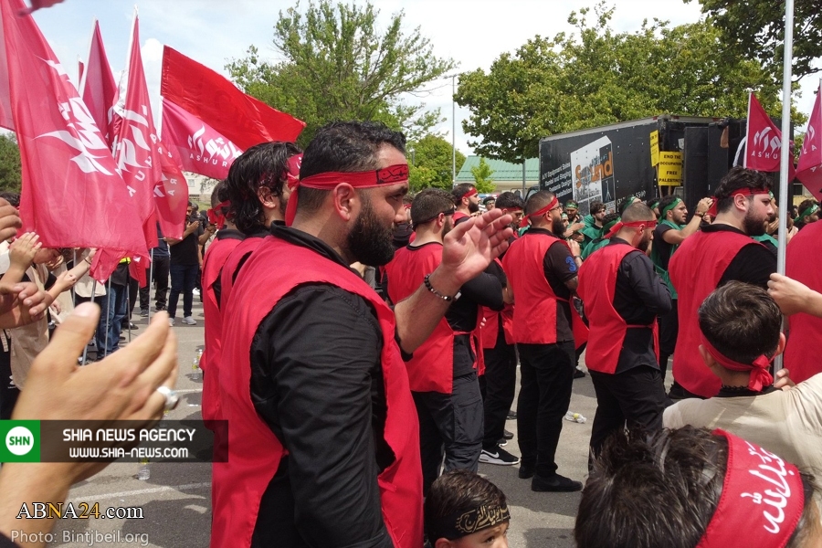 تصاویر/ دسته عزاداری حسینی در روز عاشورا در دیربورن آمریکا