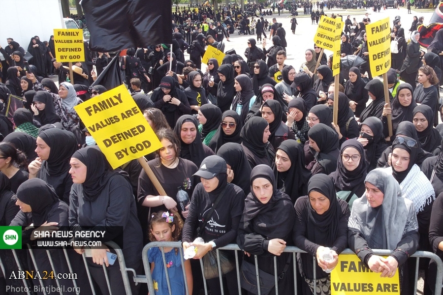 تصاویر/ دسته عزاداری حسینی در روز عاشورا در دیربورن آمریکا