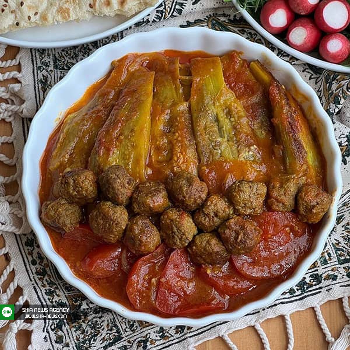 مشته بادمجان یک غذای خوشمزه و اصیل ایرانی