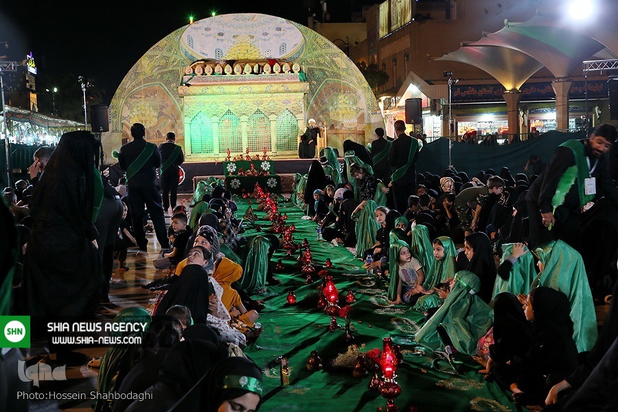 تصاویر/ بزرگترین سفره حضرت رقیه(س) در قم تصاویر/ بزرگترین سفره حضرت رقیه(س) در قم