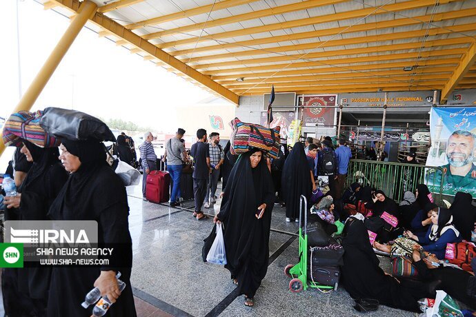 وضعیت زائران اربعین حسینی در مرز شلمچه