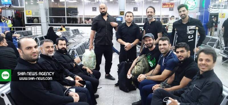 عکس/ سرگردانی مسافران اربعین در فرودگاه نجف