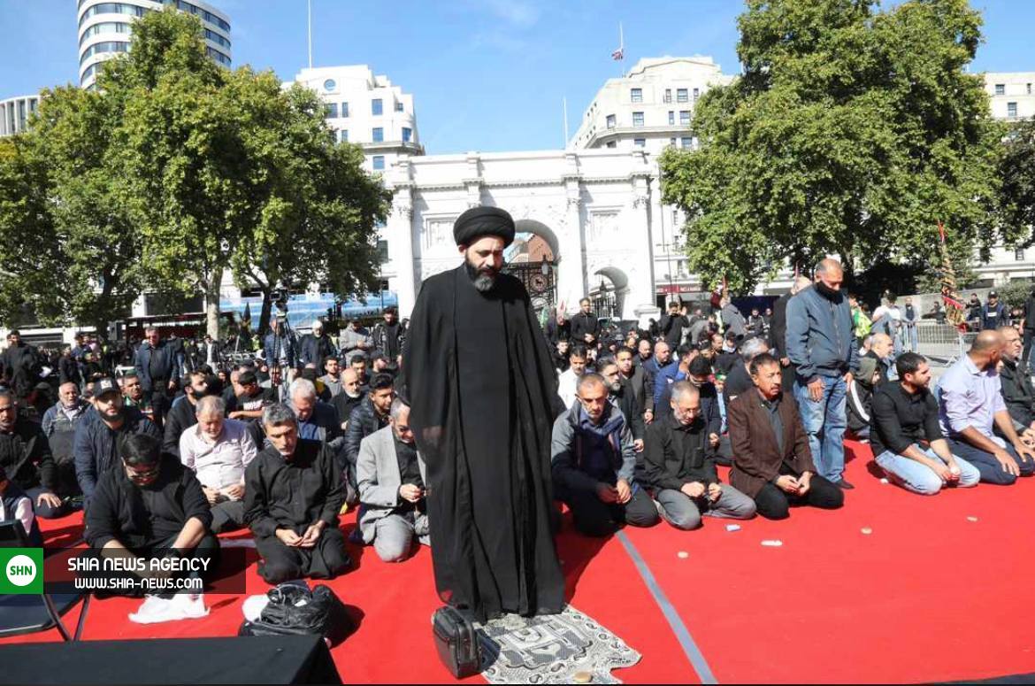 تصاویری از برگزاری مراسم اربعین حضرت سید الشهداء(ع) در لندن
