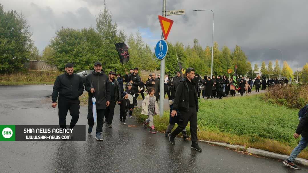 تصاویر/ مراسم پیاده روی اربعین در فنلاند