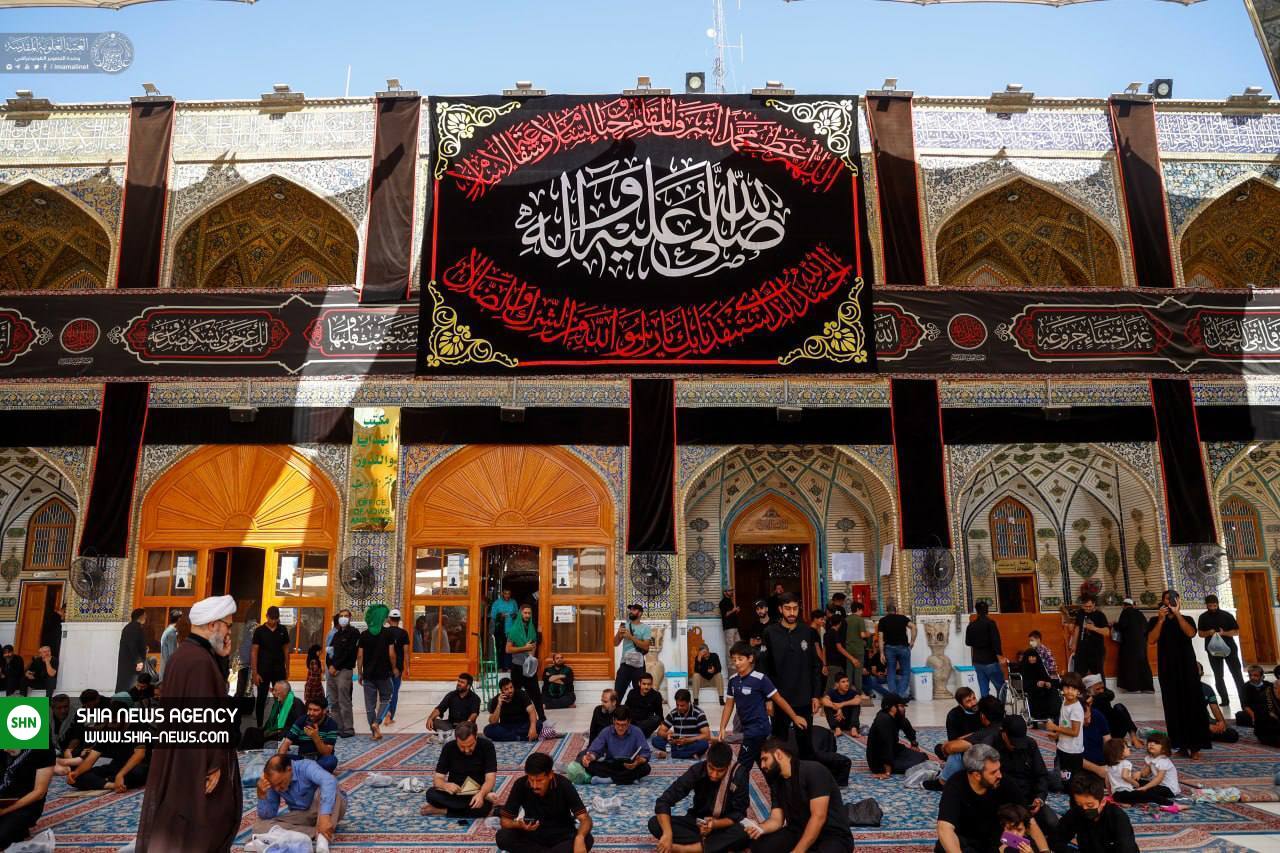 تصاویر/ حرم امام علی(ع) در آستانه وفات حضرت رسول اکرم(ص)