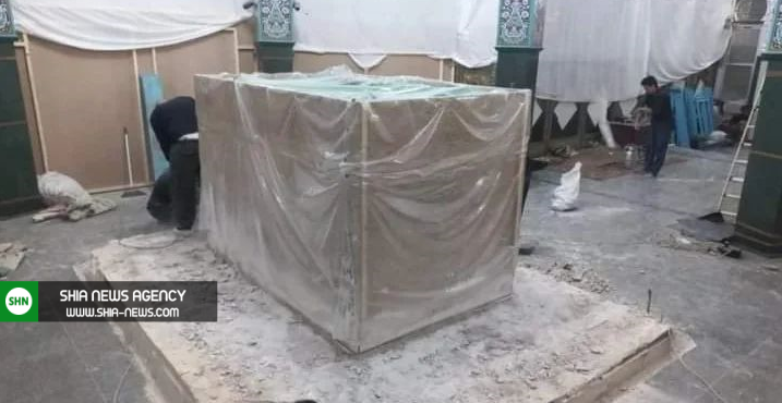 نمای متفاوت از حرم حضرت زینب(س) بدون ضریح نمای متفاوت از حرم حضرت زینب(س) بدون ضریح