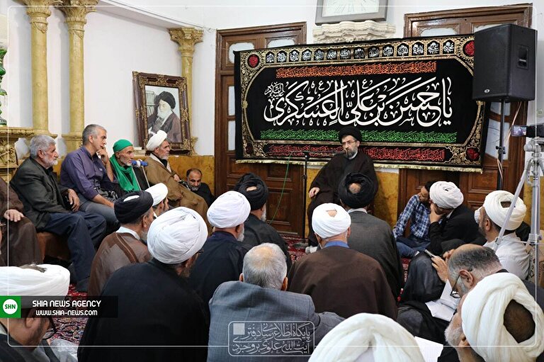 تصاویر/ عزاداری شهادت امام حسن عسکری (ع) در بیت مرحوم آیت الله بروجردی تصاویر/ عزاداری شهادت امام حسن عسکری (ع) در بیت مرحوم آیت الله بروجردی