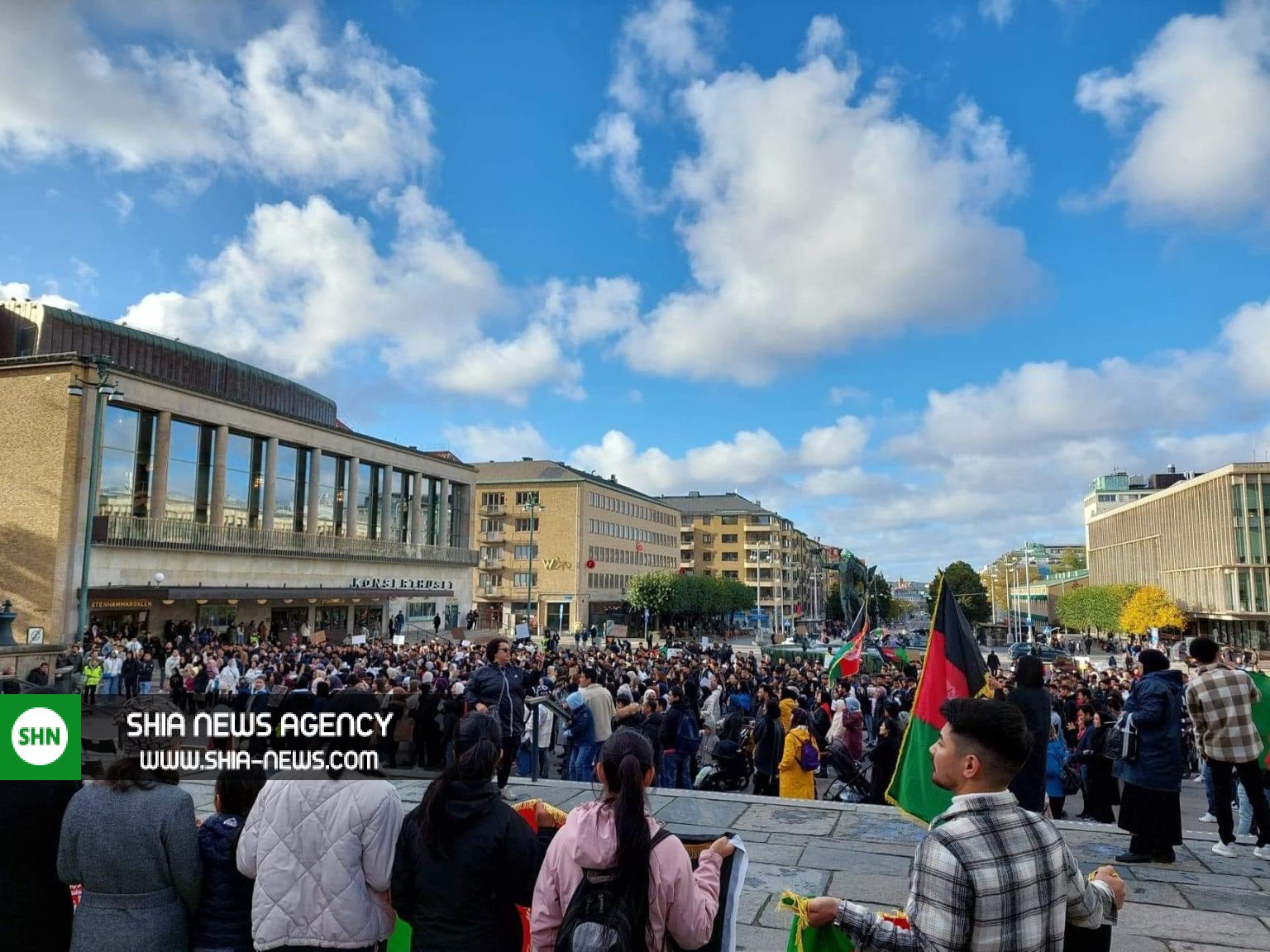 تصاویر/ تظاهرات علیه کشتار شیعیان افغانستان در ۹6 شهر جهان