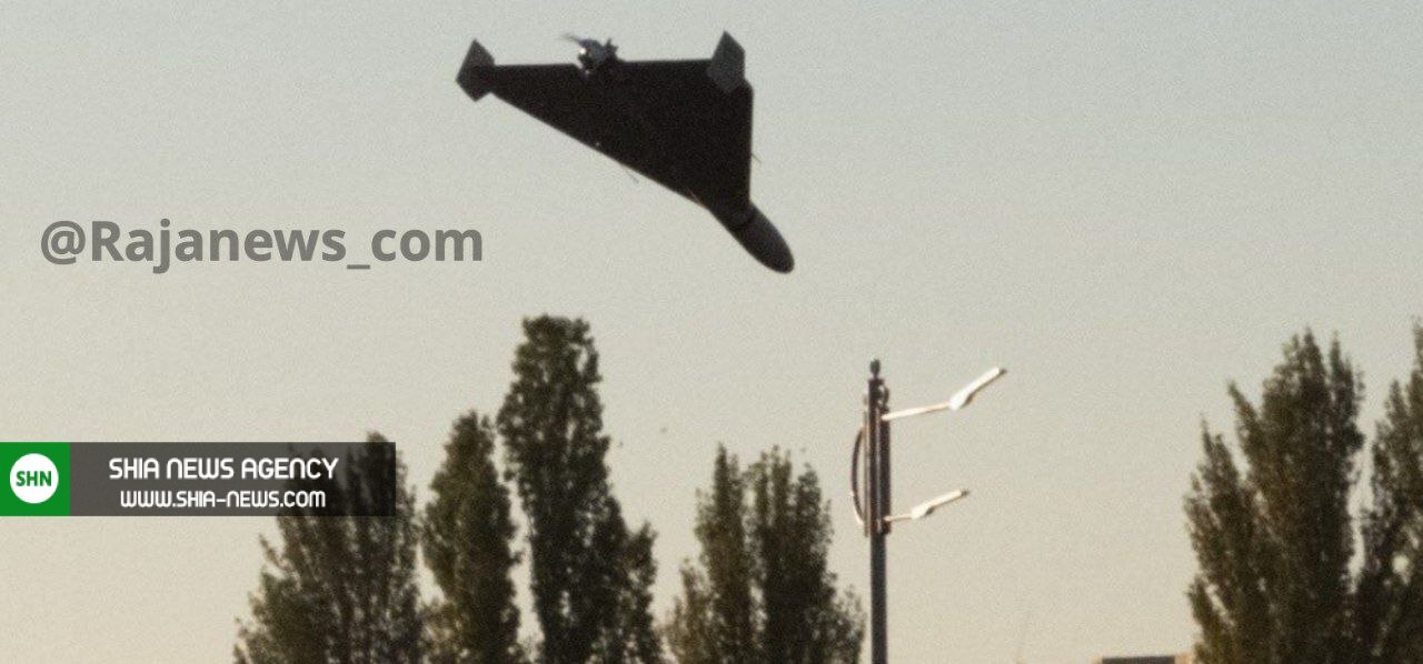 تصویر لحظه برخورد پهپاد ایرانی به هدف در اوکراین