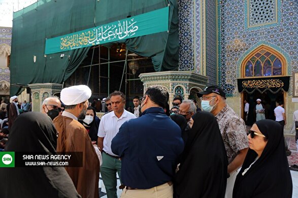 تصاویر/ حضور ۱۲۰ مسلمان آمریکایی در حرم حضرت معصومه(س) تصاویر/ حضور ۱۲۰ مسلمان آمریکایی در حرم حضرت معصومه(س)