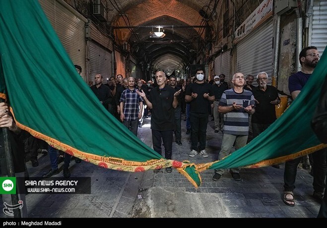 عزاداری ۲۸ صفر در بازار تهران عزاداری ۲۸ صفر در بازار تهران