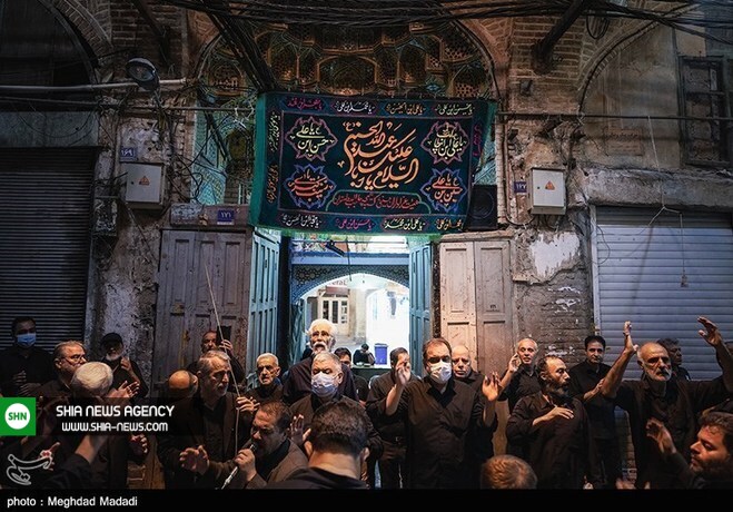 عزاداری ۲۸ صفر در بازار تهران عزاداری ۲۸ صفر در بازار تهران