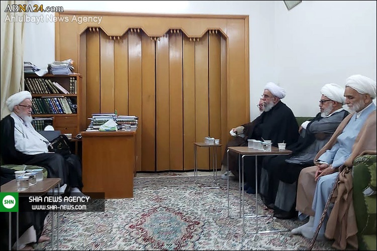 دیدار دبیرکل مجمع جهانی اهل بیت(ع) با آیت الله فیاض + تصویر دیدار دبیرکل مجمع جهانی اهل بیت(ع) با آیت الله فیاض + تصویر