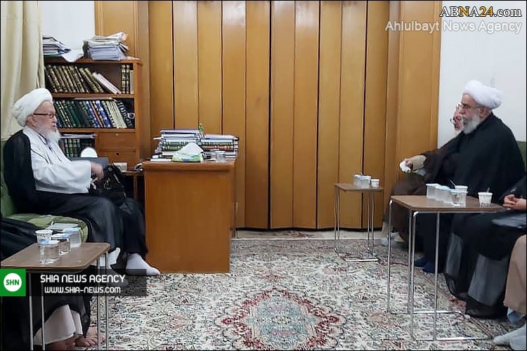 دیدار دبیرکل مجمع جهانی اهل بیت(ع) با آیت الله فیاض + تصویر دیدار دبیرکل مجمع جهانی اهل بیت(ع) با آیت الله فیاض + تصویر