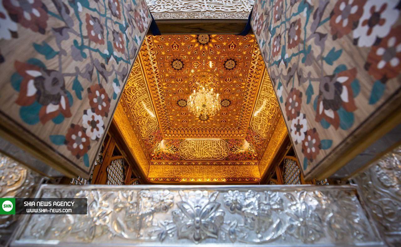 تصاویری از ضریح جدید مرقد حضرت زینب(س) تصاویری از ضریح جدید مرقد حضرت زینب(س)