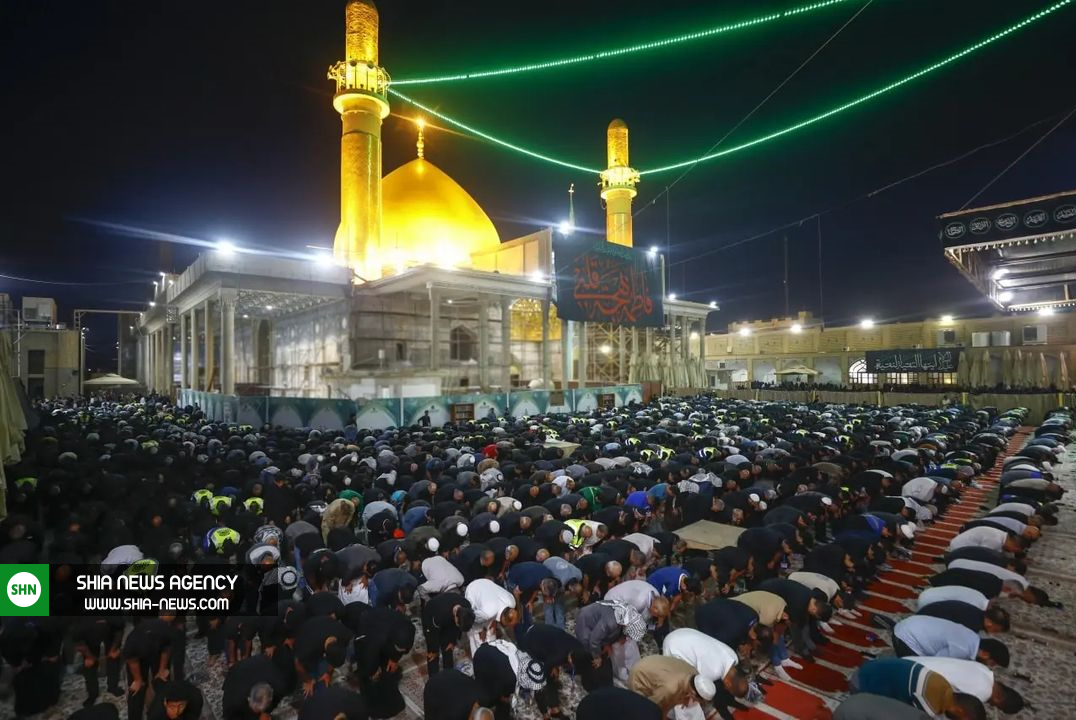 تصاویر/  عزاداری فاطمیه اول در حرم‌های مطهر عراق