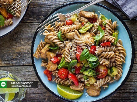 دستور العمل تهیه پاستا رژیمی سالم برای کاهش وزن دستور العمل تهیه پاستا رژیمی سالم برای کاهش وزن