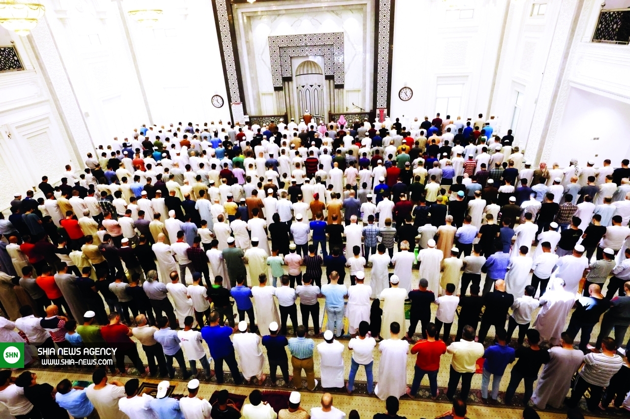 تصاویری از برگزاری نماز باران در امارات
