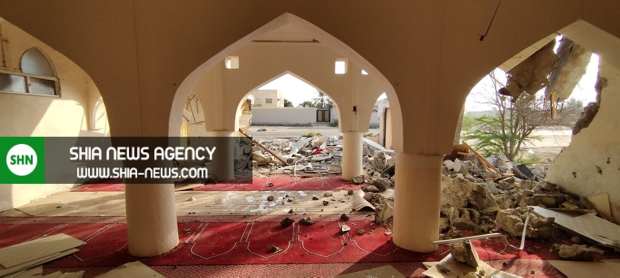 تخریب مسجد تاریخی الحریف واقع در منطقه شیعه نشین عربستان