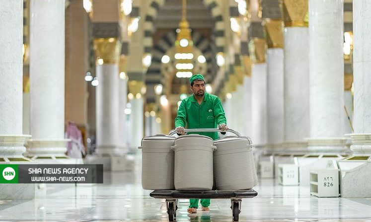 تغییرات شیوه توزیع آب زمزم در مسجدالحرام + تصاویر تغییرات شیوه توزیع آب زمزم در مسجدالحرام + تصاویر