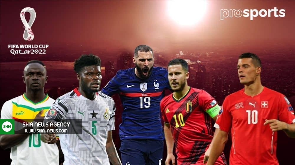 حضور ۲۰ فوتبالیست مسلمان در جام جهانی ۲۰۲۲ + تصاویر