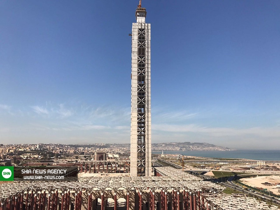 مسجدی با بلندترین مناره در جهان+ تصاویر