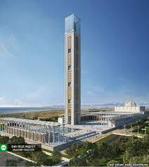 مسجدی با بلندترین مناره در جهان+ تصاویر