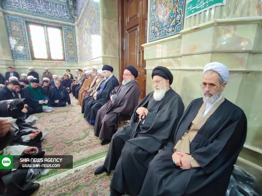 مراسم تشییع و تدفین پیکر آیت الله روحانی برگزار شد+ تصاویر مراسم تشییع و تدفین پیکر آیت الله روحانی برگزار شد+ تصاویر