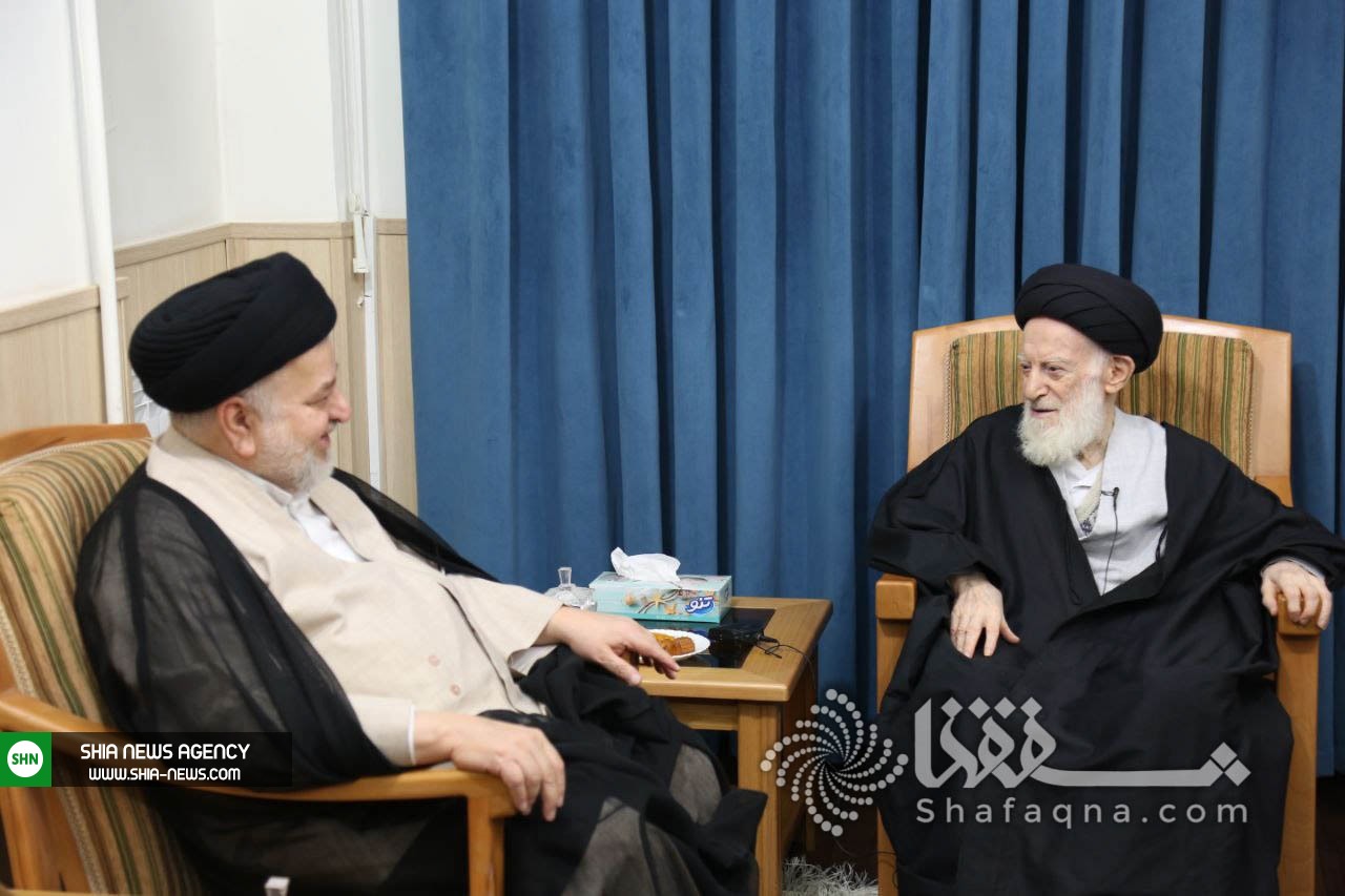 تصاویر/ دیدار حجتالاسلام و المسلمین شهرستانی با آیت الله شبیریزنجانی تصاویر/ دیدار حجتالاسلام و المسلمین شهرستانی با آیت الله شبیریزنجانی