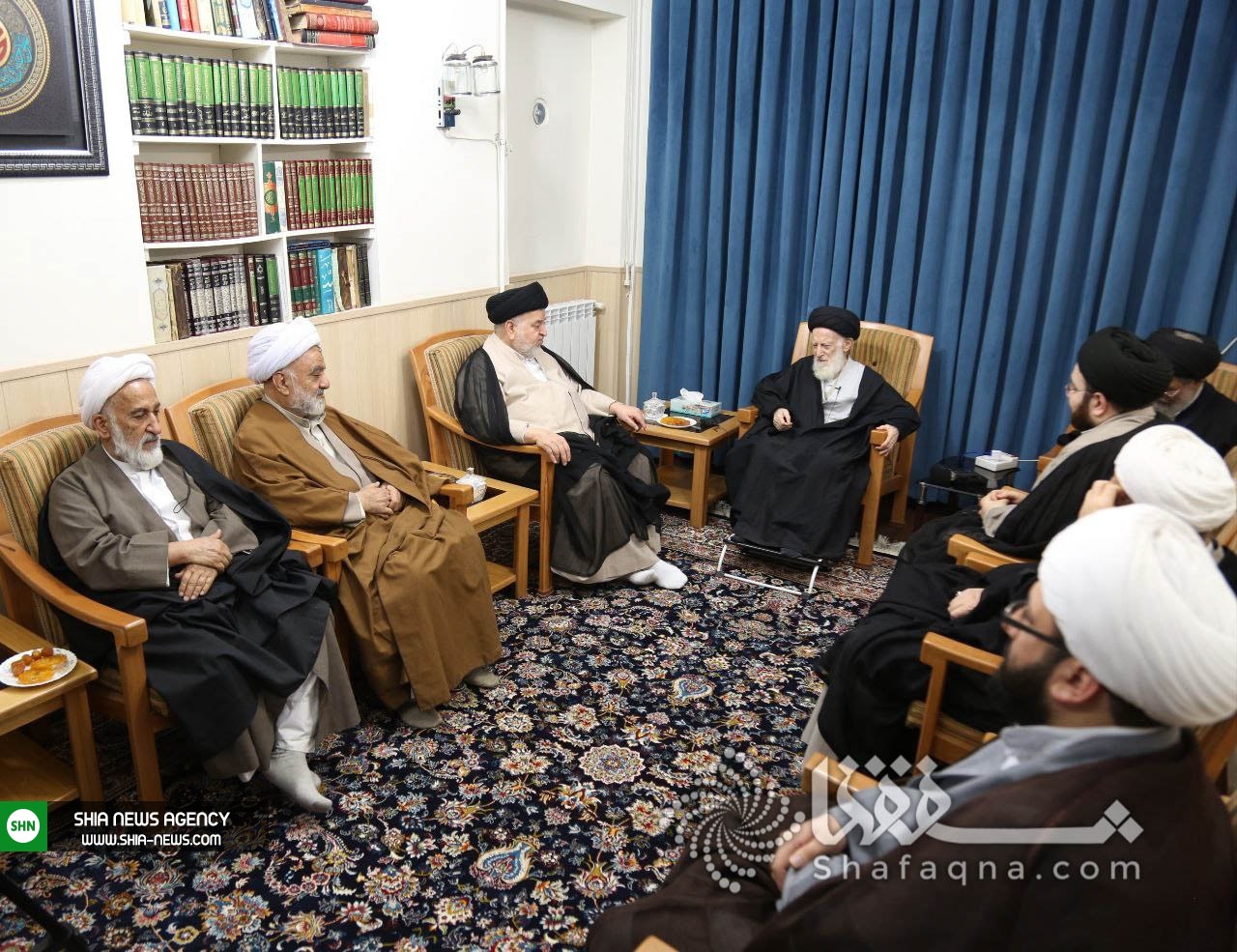تصاویر/ دیدار حجتالاسلام و المسلمین شهرستانی با آیت الله شبیریزنجانی تصاویر/ دیدار حجتالاسلام و المسلمین شهرستانی با آیت الله شبیریزنجانی