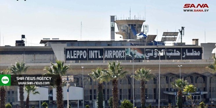 حمله هوایی اسرائیل به فرودگاه حلب سوریه