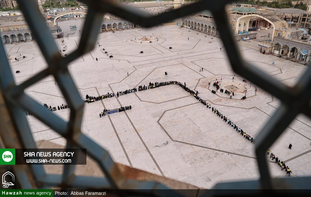 تصاویر/ تجمع عهد مهدوی در سالروز تاسیس مسجد جمکران