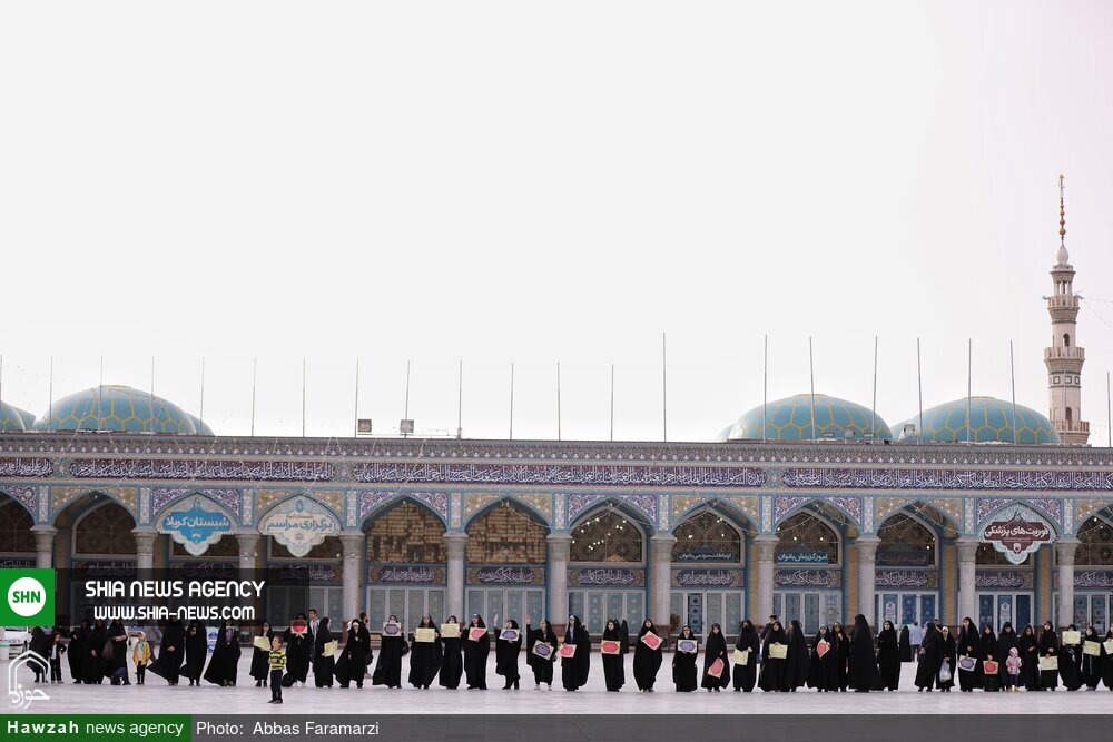 تصاویر/ تجمع عهد مهدوی در سالروز تاسیس مسجد جمکران