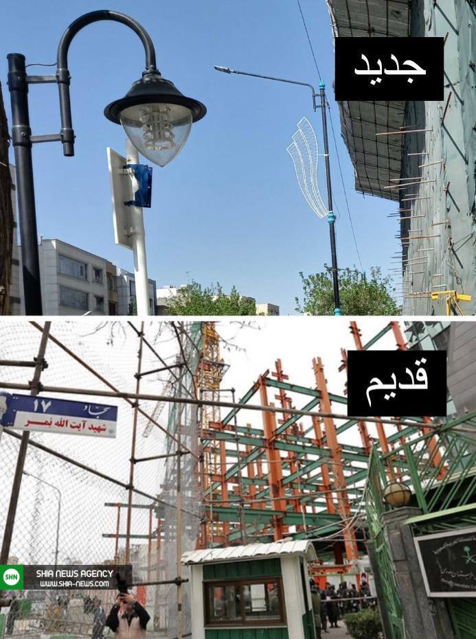 تصویر/ حذف نام آیتالله نمر از خیابان کنسولگری ریاض تصویر/ حذف نام آیتالله نمر از خیابان کنسولگری ریاض