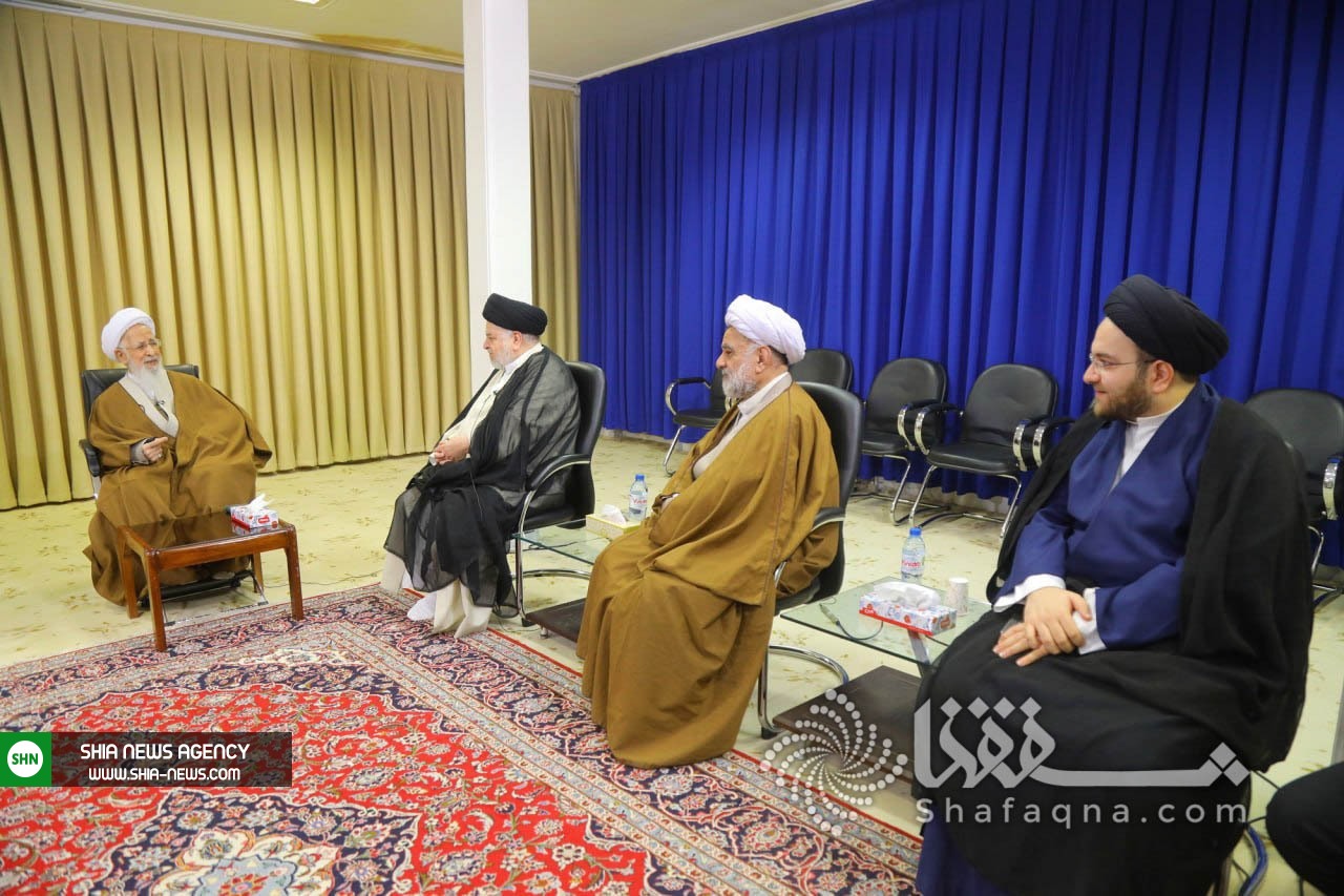 دیدارحجت الاسلام و المسلمین سید جواد شهرستانی با آیت الله جوادی آملی دیدارحجت الاسلام و المسلمین سید جواد شهرستانی با آیت الله جوادی آملی