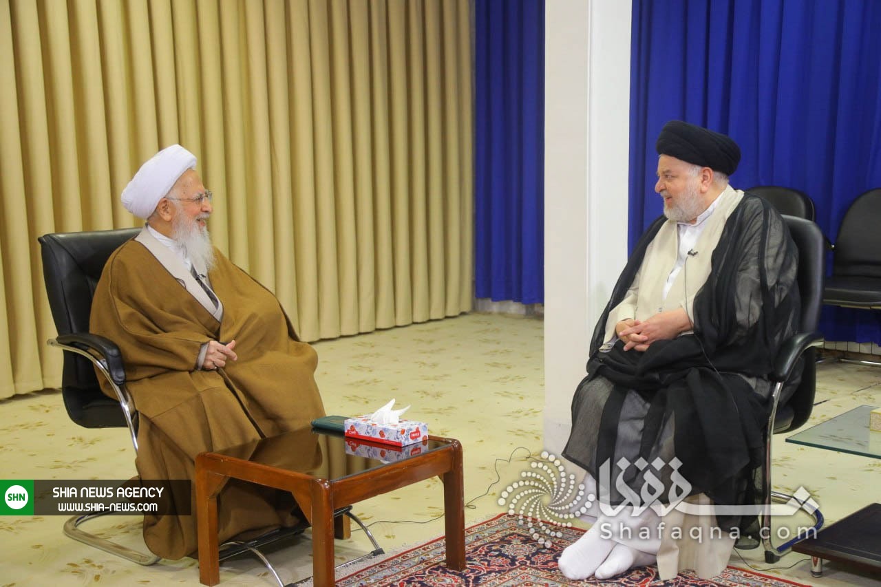 دیدارحجت الاسلام و المسلمین سید جواد شهرستانی با آیت الله جوادی آملی دیدارحجت الاسلام و المسلمین سید جواد شهرستانی با آیت الله جوادی آملی