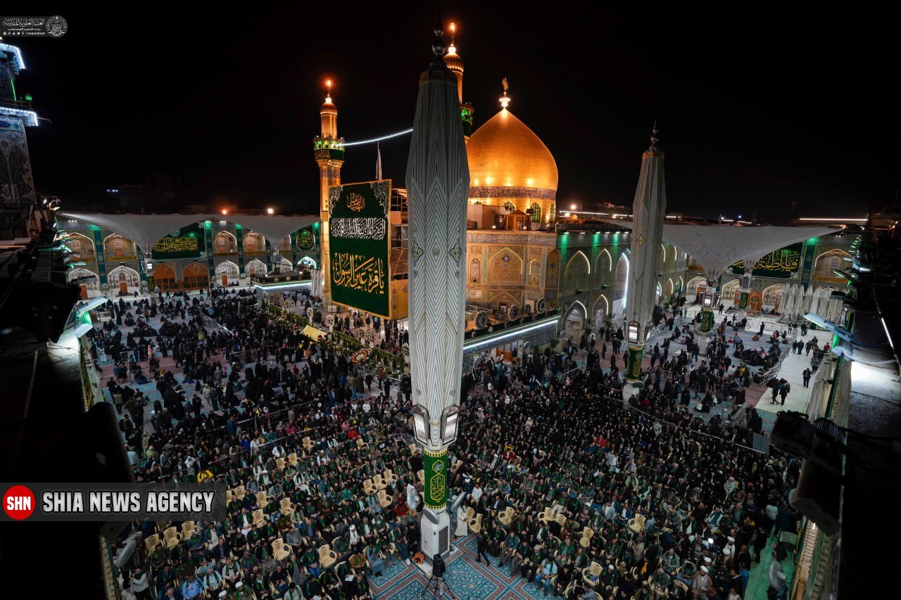 تصاویر | برپایی جشن میلاد حضرت صدیقه طاهره(س) در صحن حرم مطهر علوی تصاویر | برپایی جشن میلاد حضرت صدیقه طاهره(س) در صحن حرم مطهر علوی