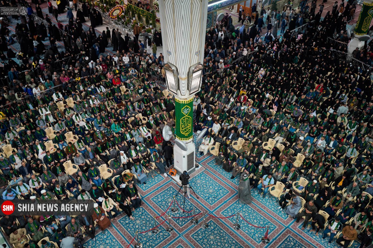 تصاویر | برپایی جشن میلاد حضرت صدیقه طاهره(س) در صحن حرم مطهر علوی تصاویر | برپایی جشن میلاد حضرت صدیقه طاهره(س) در صحن حرم مطهر علوی