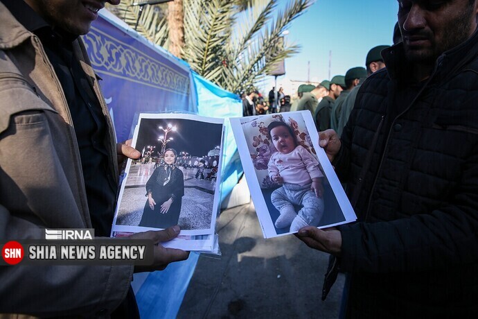 پیکر پاک شهدای جنایت تروریستی کرمان تشییع شد+ تصاویر