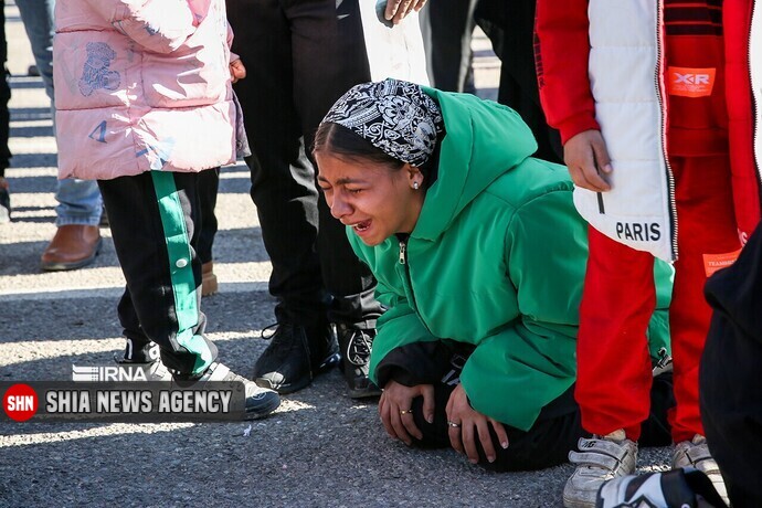 پیکر پاک شهدای جنایت تروریستی کرمان تشییع شد+ تصاویر