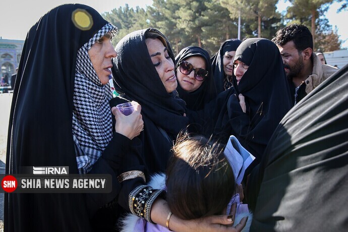 پیکر پاک شهدای جنایت تروریستی کرمان تشییع شد+ تصاویر