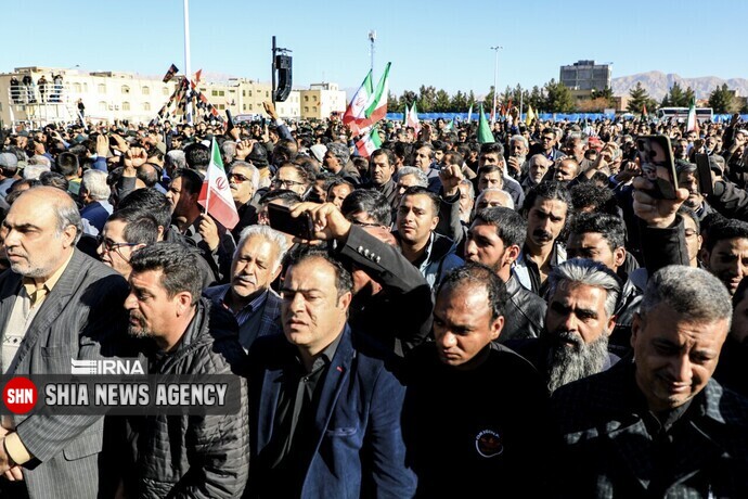 پیکر پاک شهدای جنایت تروریستی کرمان تشییع شد+ تصاویر