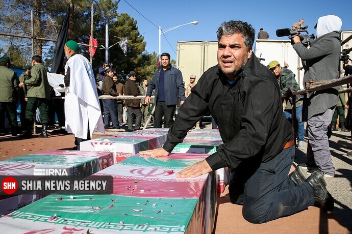 پیکر پاک شهدای جنایت تروریستی کرمان تشییع شد+ تصاویر