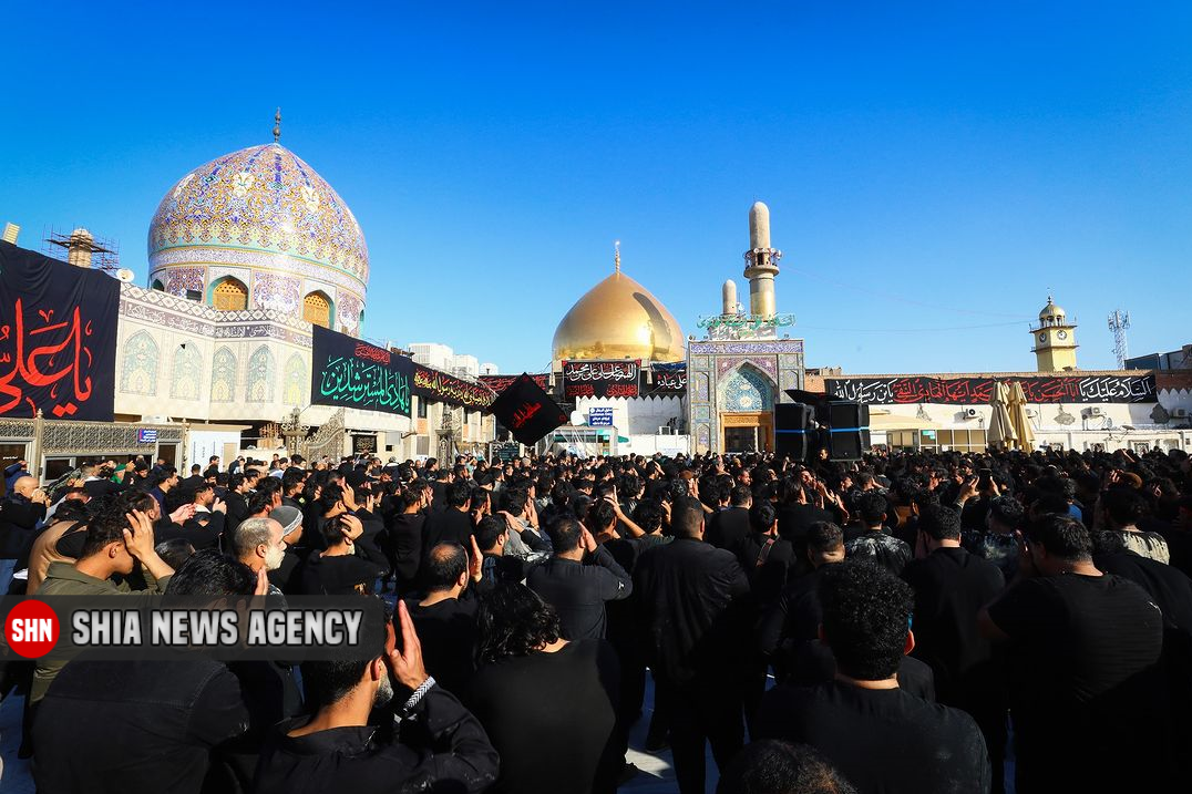 دستههای عزاداری در سامرا همزمان با شهادت امام هادی(ع)+ تصاویر دستههای عزاداری در سامرا همزمان با شهادت امام هادی(ع)+ تصاویر
