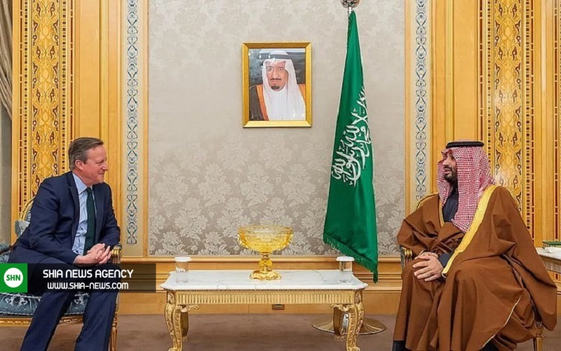 دیدار ولیعهد عربستان و وزیر امور خارجه بریتانیا