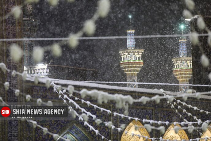 تصاویر/ بارش برف زمستانی در مشهد