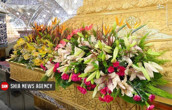 گلآرایی حرم امام حسین (ع) در آستانه ولادت امیرالمومنین(ع) گلآرایی حرم امام حسین (ع) در آستانه ولادت امیرالمومنین(ع)