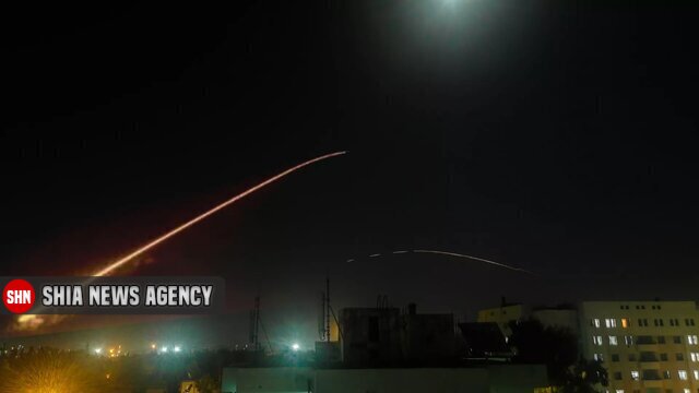اولین تصاویر از حمله هوایی اسرائیل به زینبیه دمشق