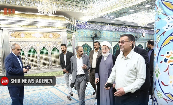 بازدید نماینده آیتالله سیستانی از طرح سرداب باب القبله بازدید نماینده آیتالله سیستانی از طرح سرداب باب القبله