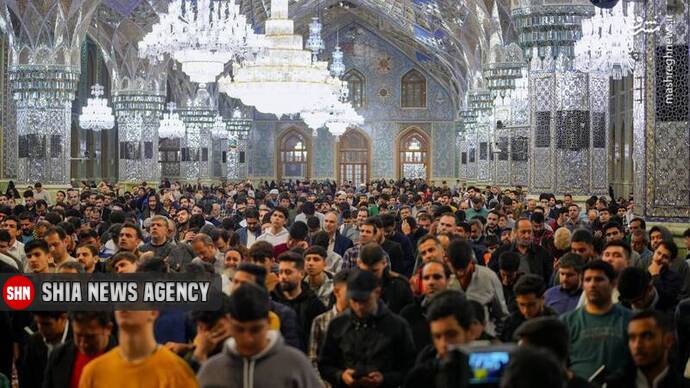 نخستین شب از ماه مهمانی خدا در حرم رضوی نخستین شب از ماه مهمانی خدا در حرم رضوی